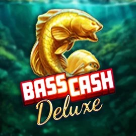 Bass Cash Deluxe slot logo by Alchemy Gaming at Wild Robin Casino