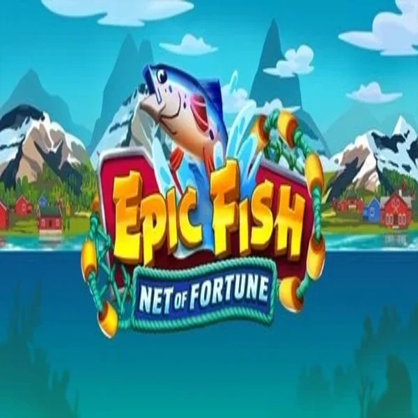 Slots logo of Epic Fish Net of Fortune from Quickspin at Wild Robin Casino